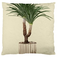 Tree Vector Art In A Flower Pot Standard Premium Plush Fleece Cushion Case (one Side) by Sarkoni