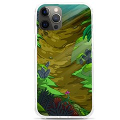 Green Pine Trees Wallpaper Adventure Time Cartoon Green Color Iphone 12 Pro Max Tpu Uv Print Case by Sarkoni