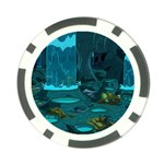 Waterfalls Wallpaper Adventure Time Poker Chip Card Guard Front