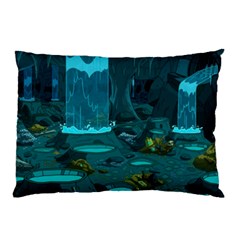 Waterfalls Wallpaper Adventure Time Pillow Case by Sarkoni