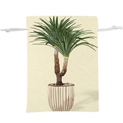 Tree Vector Art In A Flower Pot Lightweight Drawstring Pouch (xl) by Sarkoni