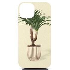 Tree Vector Art In A Flower Pot Iphone 14 Black Uv Print Case by Sarkoni