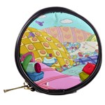 Pillows And Vegetable Field Illustration Adventure Time Cartoon Mini Makeup Bag Back