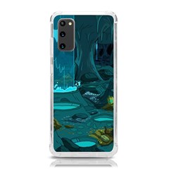 Waterfalls Wallpaper Adventure Time Samsung Galaxy S20 6 2 Inch Tpu Uv Case by Sarkoni