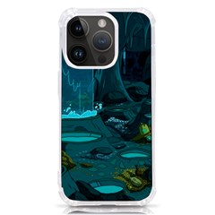 Waterfalls Wallpaper Adventure Time Iphone 14 Pro Tpu Uv Print Case by Sarkoni