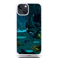 Waterfalls Wallpaper Adventure Time Iphone 13 Tpu Uv Print Case by Sarkoni