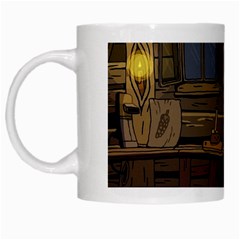 Adventure Time Finn The Human Jake The Dog White Mug by Sarkoni