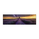 Bed Of Purple Petaled Flowers Photography Landscape Nature Sticker (Bumper) Front