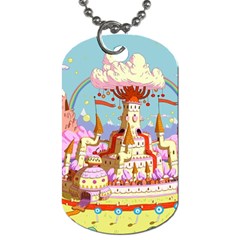 Adventure Time Multi Colored Celebration Nature Dog Tag (one Side) by Sarkoni