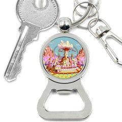 Adventure Time Multi Colored Celebration Nature Bottle Opener Key Chain by Sarkoni