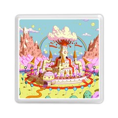 Adventure Time Multi Colored Celebration Nature Memory Card Reader (square) by Sarkoni