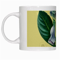 Botanical Plants Green White Mug by Sarkoni