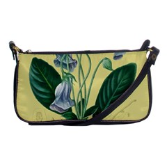 Botanical Plants Green Shoulder Clutch Bag by Sarkoni