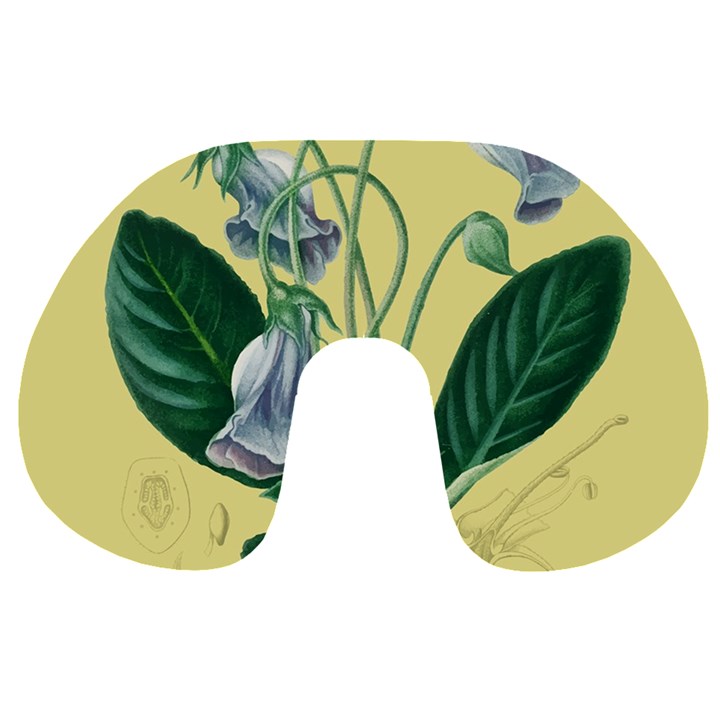 Botanical Plants Green Travel Neck Pillow