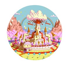 Adventure Time Multi Colored Celebration Nature Mini Round Pill Box by Sarkoni