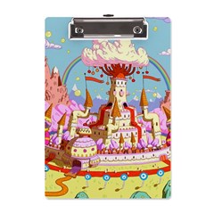 Adventure Time Multi Colored Celebration Nature A5 Acrylic Clipboard by Sarkoni