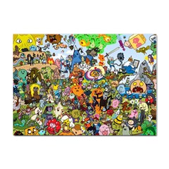 Cartoon Characters Tv Show  Adventure Time Multi Colored Sticker A4 (10 Pack) by Sarkoni