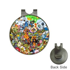 Cartoon Characters Tv Show  Adventure Time Multi Colored Hat Clips With Golf Markers by Sarkoni