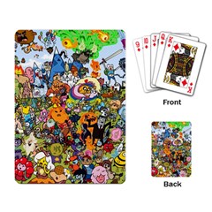 Cartoon Characters Tv Show  Adventure Time Multi Colored Playing Cards Single Design (rectangle) by Sarkoni