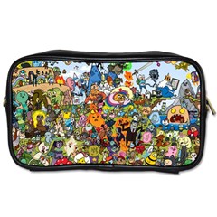 Cartoon Characters Tv Show  Adventure Time Multi Colored Toiletries Bag (one Side) by Sarkoni