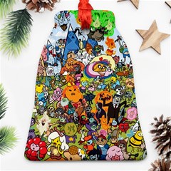 Cartoon Characters Tv Show  Adventure Time Multi Colored Ornament (bell) by Sarkoni