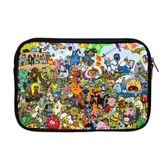 Cartoon Characters Tv Show  Adventure Time Multi Colored Apple Macbook Pro 17  Zipper Case by Sarkoni