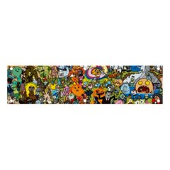 Cartoon Characters Tv Show  Adventure Time Multi Colored Banner And Sign 4  X 1  by Sarkoni