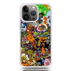 Cartoon Characters Tv Show  Adventure Time Multi Colored Iphone 13 Pro Tpu Uv Print Case by Sarkoni