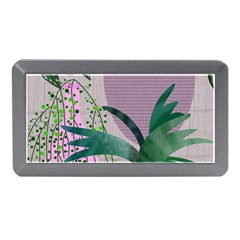 Botanical Plants Green Sheet Art Memory Card Reader (mini) by Sarkoni