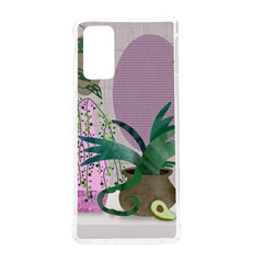 Botanical Plants Green Sheet Art Samsung Galaxy Note 20 Tpu Uv Case by Sarkoni