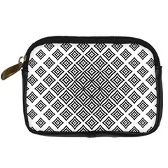 Background Pattern Halftone Digital Camera Leather Case by Pakjumat