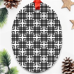 Pattern Vector Halftone Wallpaper Ornament (Oval)