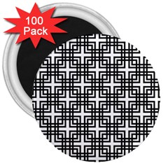 Pattern Vector Halftone Wallpaper 3  Magnets (100 pack)