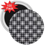 Pattern Vector Halftone Wallpaper 3  Magnets (100 pack) Front