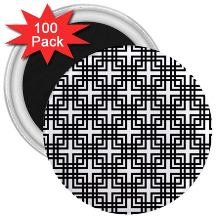 Pattern Vector Halftone Wallpaper 3  Magnets (100 pack)