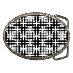 Pattern Vector Halftone Wallpaper Belt Buckles