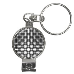 Pattern Vector Halftone Wallpaper Nail Clippers Key Chain