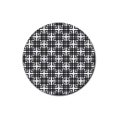 Pattern Vector Halftone Wallpaper Rubber Coaster (Round)