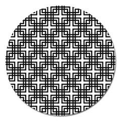 Pattern Vector Halftone Wallpaper Magnet 5  (Round)