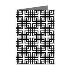 Pattern Vector Halftone Wallpaper Mini Greeting Card