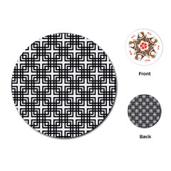 Pattern Vector Halftone Wallpaper Playing Cards Single Design (Round)