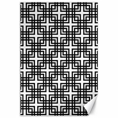 Pattern Vector Halftone Wallpaper Canvas 12  x 18 