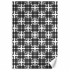 Pattern Vector Halftone Wallpaper Canvas 24  x 36 