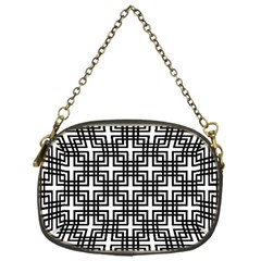 Pattern Vector Halftone Wallpaper Chain Purse (One Side)