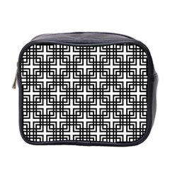 Pattern Vector Halftone Wallpaper Mini Toiletries Bag (Two Sides)