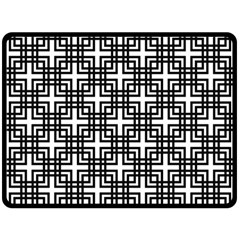 Pattern Vector Halftone Wallpaper Fleece Blanket (Large)