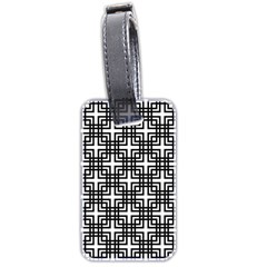 Pattern Vector Halftone Wallpaper Luggage Tag (two sides)