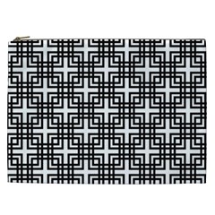 Pattern Vector Halftone Wallpaper Cosmetic Bag (XXL)