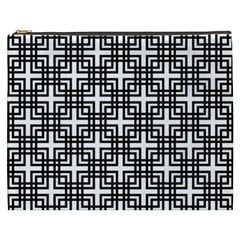 Pattern Vector Halftone Wallpaper Cosmetic Bag (XXXL)