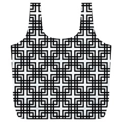 Pattern Vector Halftone Wallpaper Full Print Recycle Bag (XL)